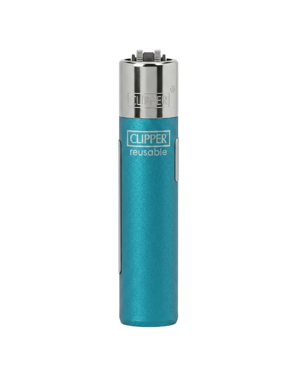 ISQUEIRO CLIPPER - METALLIC ACQUA