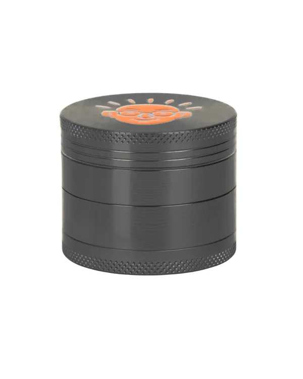 DICHAVADOR ALUMINIO BEM BOLADO 4 PARTES 5 CM - CINZA