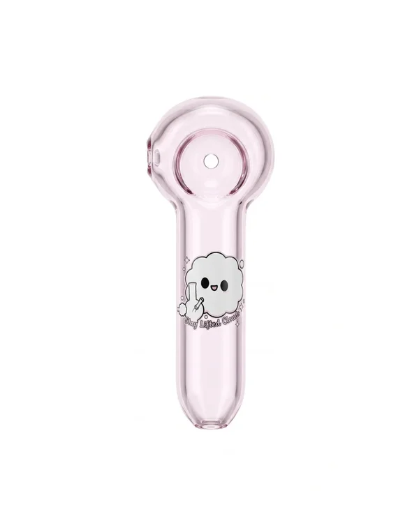 PIPE DE VIDRO ROSA 11cm