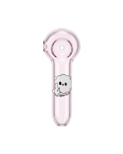 PIPE DE VIDRO ROSA 11cm
