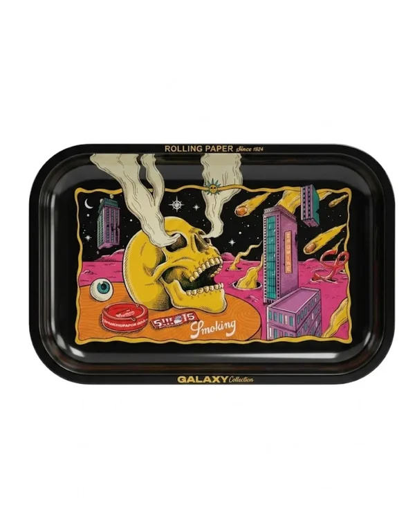 BANDEJA MEDIA SMOKING GALAXY BLACK
