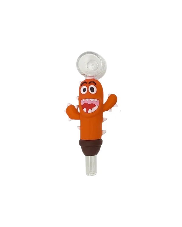 PIPE SILICONE CACTUS Laranja