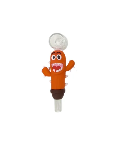 PIPE SILICONE CACTUS Laranja