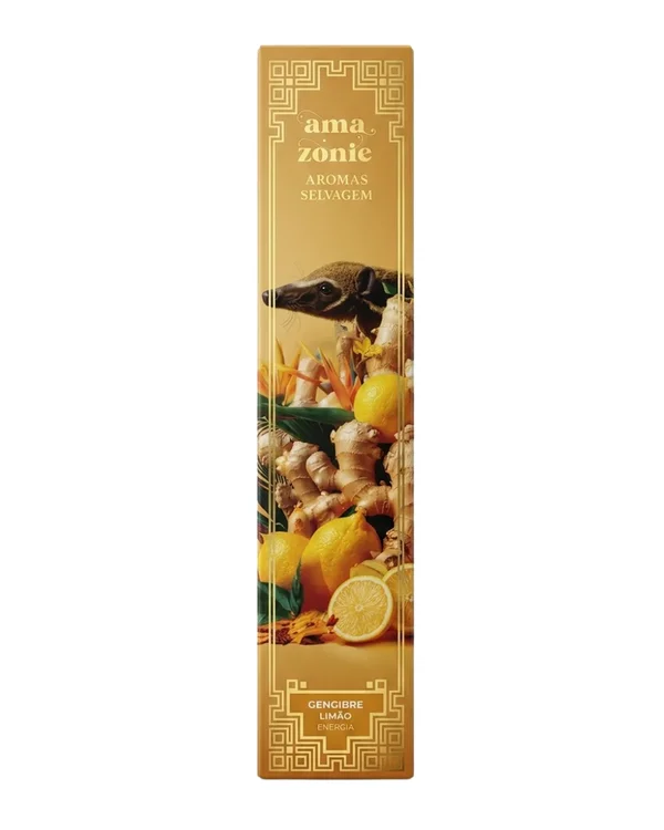 INCENSO LINHA AMAZONIC GENGIBRE - LIMAO