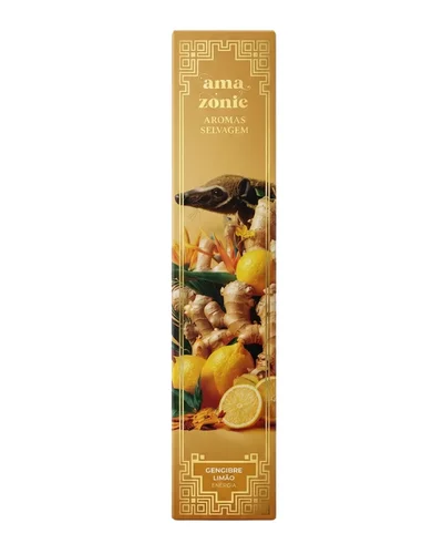 INCENSO LINHA AMAZONIC GENGIBRE - LIMAO