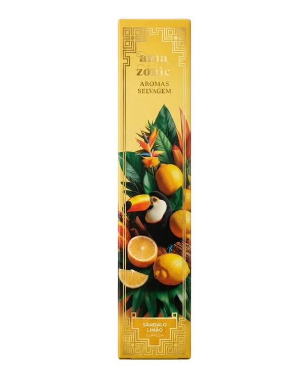 INCENSO LINHA AMAZONIC SANDALO - LIMAO