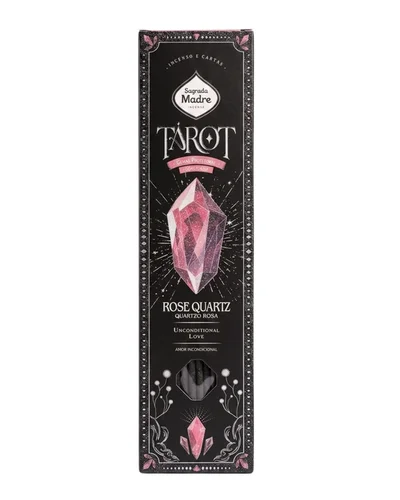 INCENSO LINHA TAROT GEMAS QUARTZO ROSA