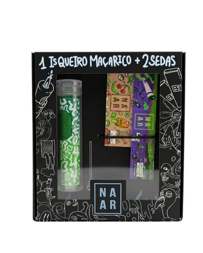 KIT NAAR (SEDA KING,SEDA 1.1/4) + ISQUEIRO NAAR M3