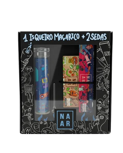KIT NAAR (SEDA KING,SEDA 1.1/4) + ISQUEIRO NAAR M4