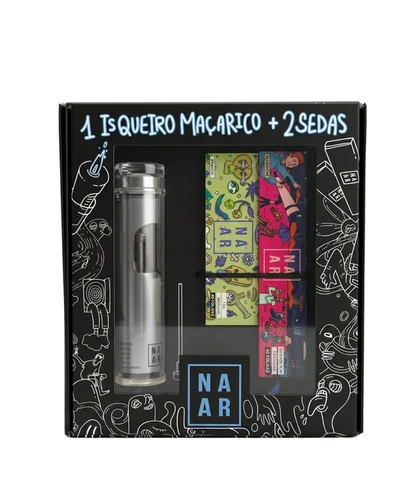 KIT NAAR (SEDA KING,SEDA 1.1/4) + ISQUEIRO NAAR M5