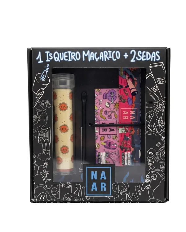 KIT NAAR (SEDA KING,SEDA 1.1/4) + ISQUEIRO NAAR M6