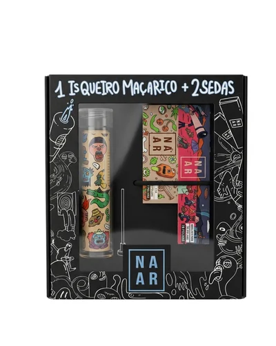 KIT NAAR (SEDA KING,SEDA 1.1/4) + ISQUEIRO NAAR M8