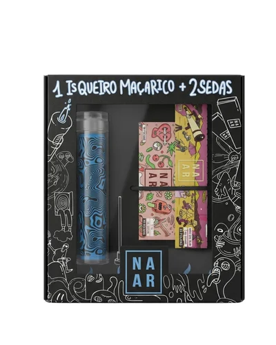 KIT NAAR (SEDA KING,SEDA 1.1/4) + ISQUEIRO NAAR M9