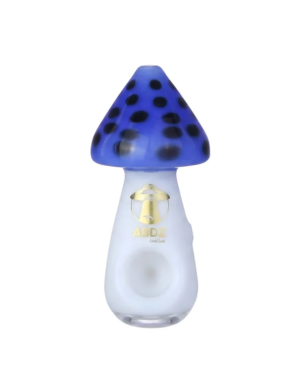 PIPE DE VIDRO ABDUZIDO MUSHROOM - AZUL COBALTO