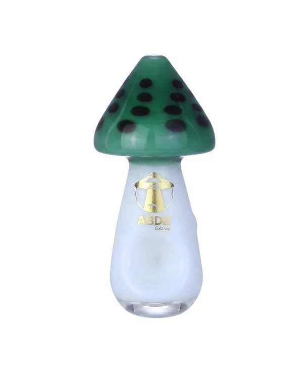 PIPE DE VIDRO ABDUZIDO MUSHROOM - VERDE FOSCO