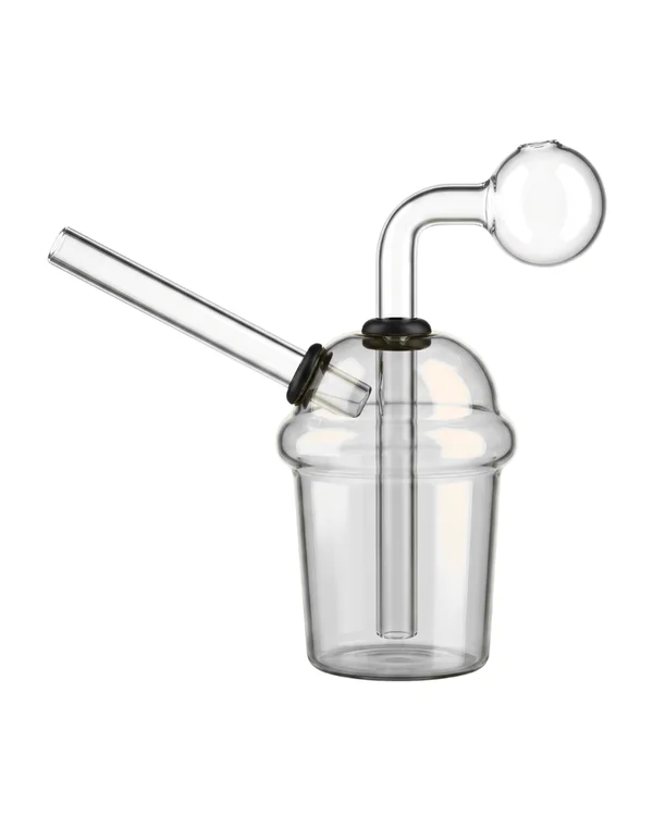 BONG DE VIDRO PARA DAB ABDUZIDO MILK SHAKE - FUME