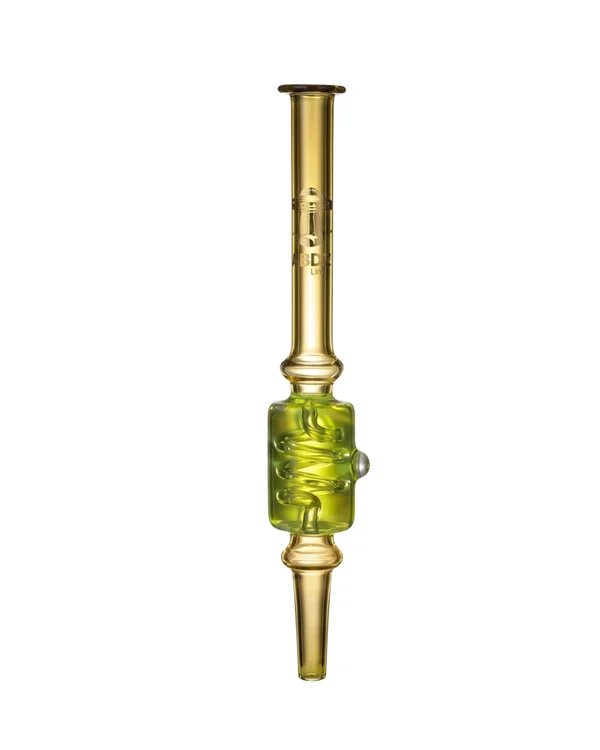 COLETOR DE VIDRO ABDUZIDO SPIRAL GLIK - AMARELO