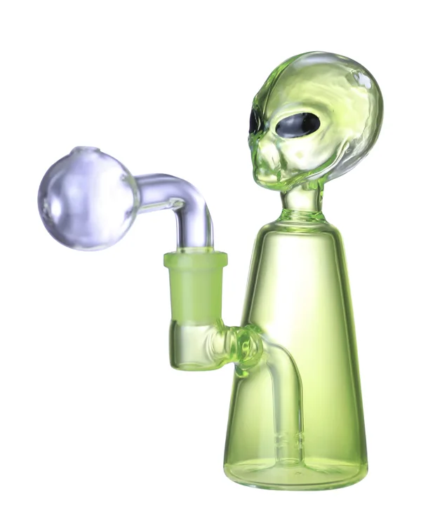 BONG DE VIDRO PARA DAB ABDUZIDO ALIEN - VERDE