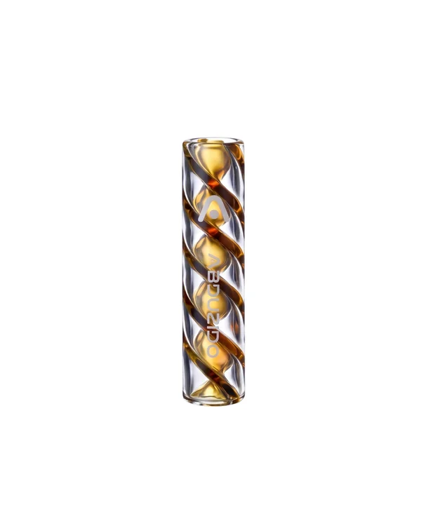 PITEIRA DE VIDRO 10MM ABDUZIDO TWIST - AMBAR