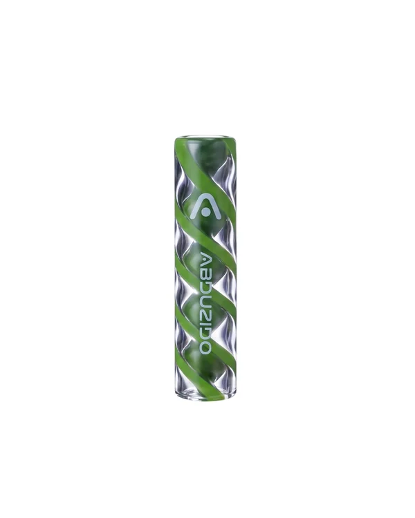 PITEIRA DE VIDRO 10MM ABDUZIDO TWIST - VERDE