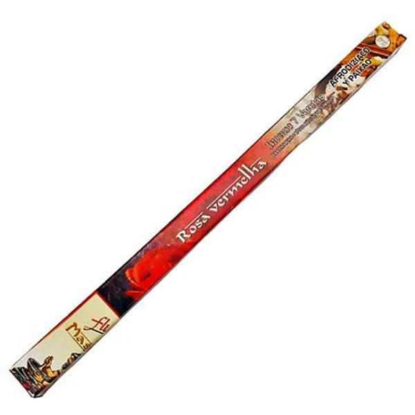 INCENSO MASSALA FLUTE ROSA VERMELHA